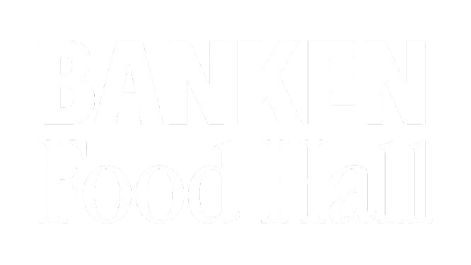 Banken Foodhall logo hvid